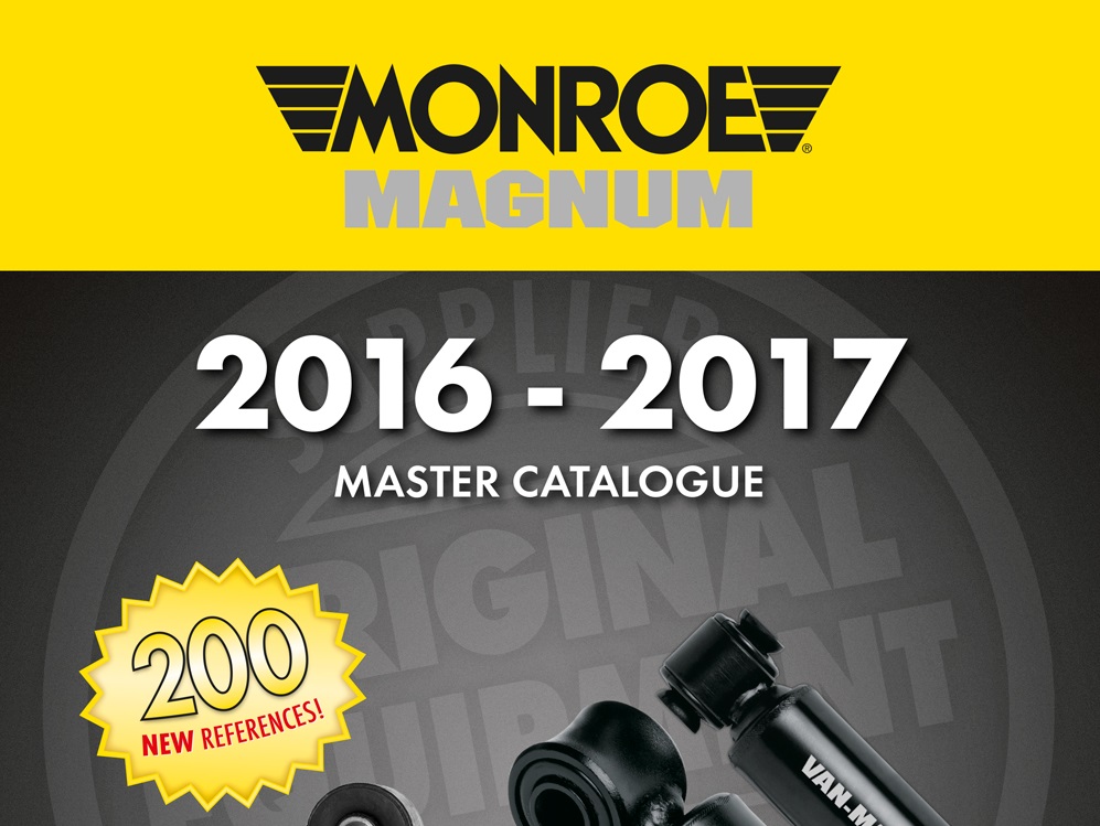 Nuovo catalogo Monroe Magnum con 200 nuovi riferimenti per veicoli