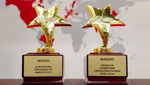 Il filtro abitacolo Sogefi premiato con l’ “Automotive component of the year 2019”