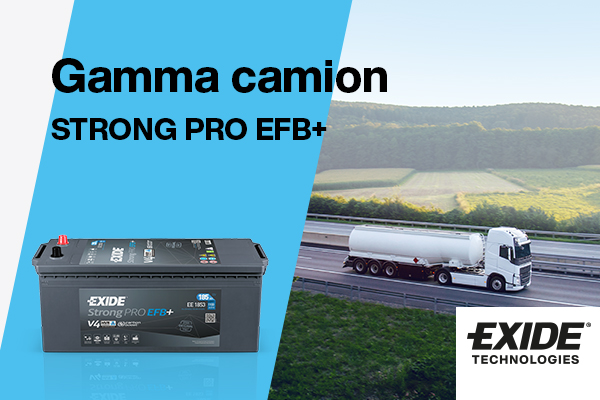 Batterie Exide STRONG PRO EFB+