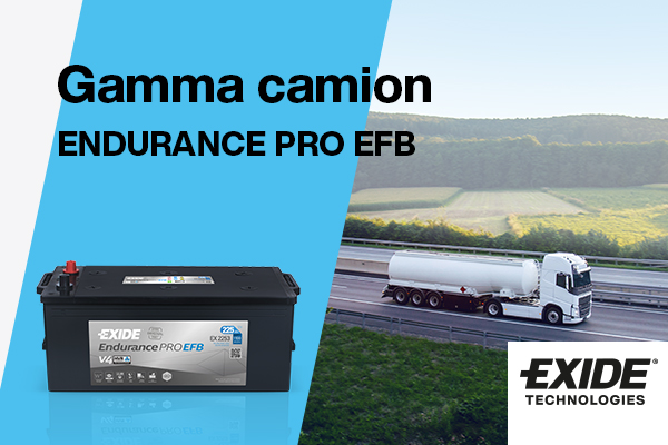 Batterie Exide ENDURANCE PRO EFB