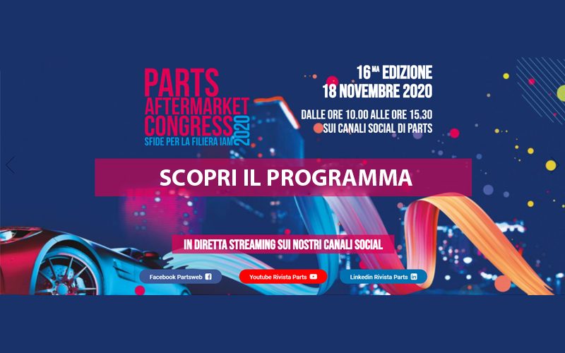 Parts Aftermarket Congress 2020 Digital Edition: il programma è online