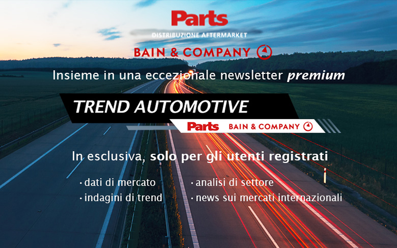 Nasce TREND AUTOMOTIVE, la newsletter Premium realizzata in partnership da PARTS e Bain & Company