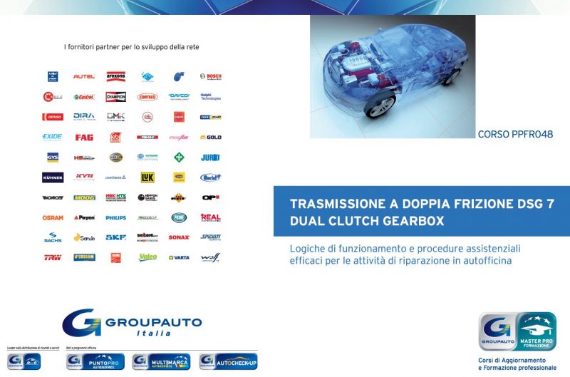 Nuovo Corso MasterPRO 2021 di Groupauto: Trasmissione a doppia frizione DSG 7 Marce – Dual Clutch Gearbox