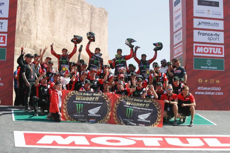 Vittoria del team Monster Energy Honda in Arabia Saudita alla Dakar 2020
