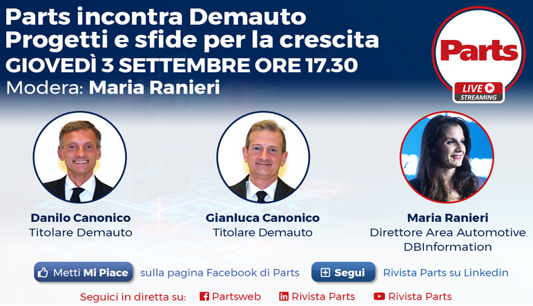 Demauto: tutte le novità nella videointervista con Parts
