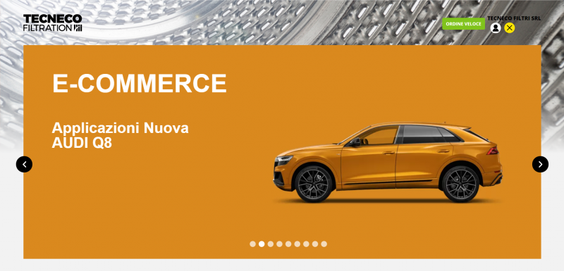 TECNECO rinnova il suo e-commerce