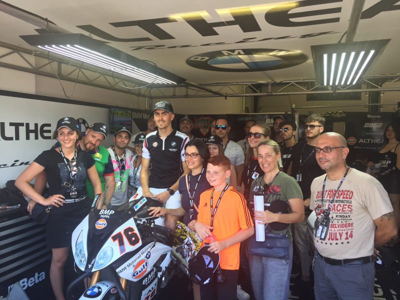 Evento Uranio batterie alla tappa del Campionato Superbike di Misano