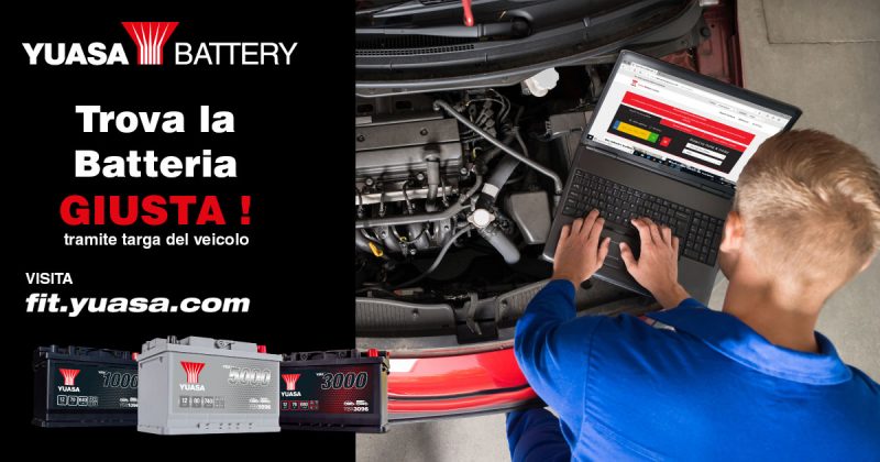 LA BATTERIA CORRETTA da installare? Con GS YUASA basta la targa del veicolo