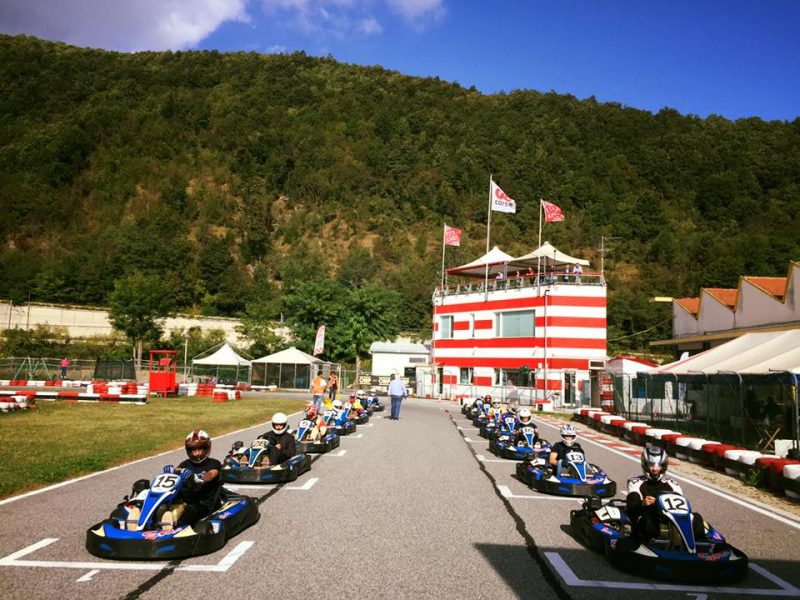 Weekend sui Kart con cliente FIAMM Genova Ricambi