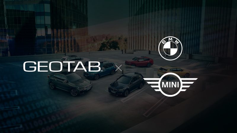 Flotte: Geotab e BMW Group insieme per la mobilità connessa