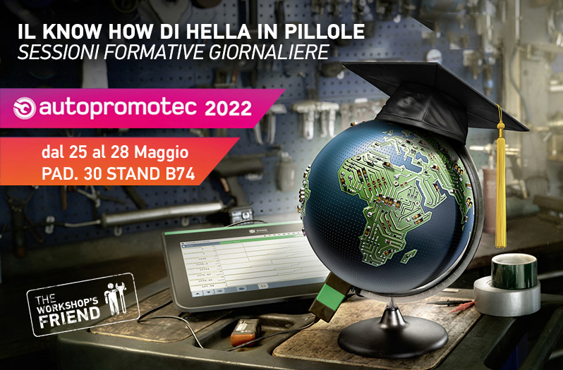 HELLA ad Autopromotec 2022: Calendario Sessioni Formative in stand