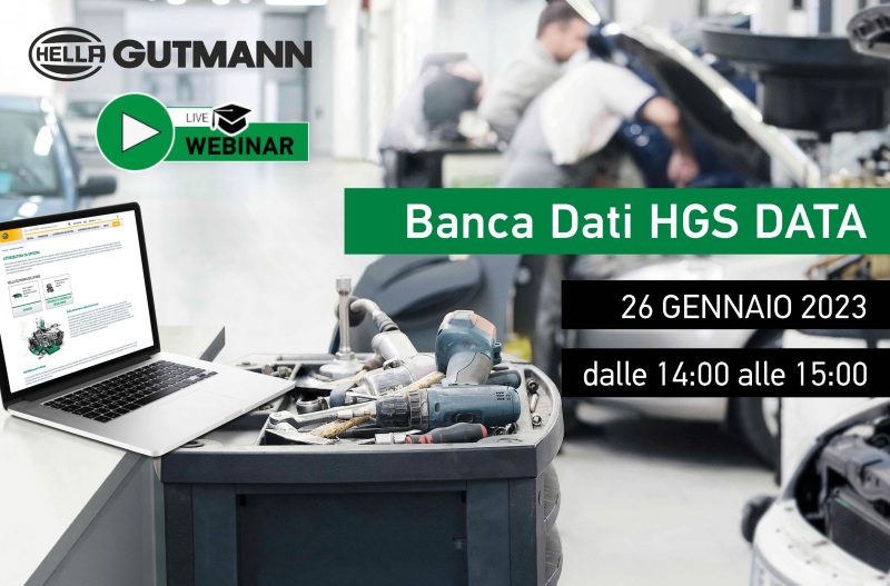 Hella Gutmann: Webinar gratuito Banca Dati HGS DATA