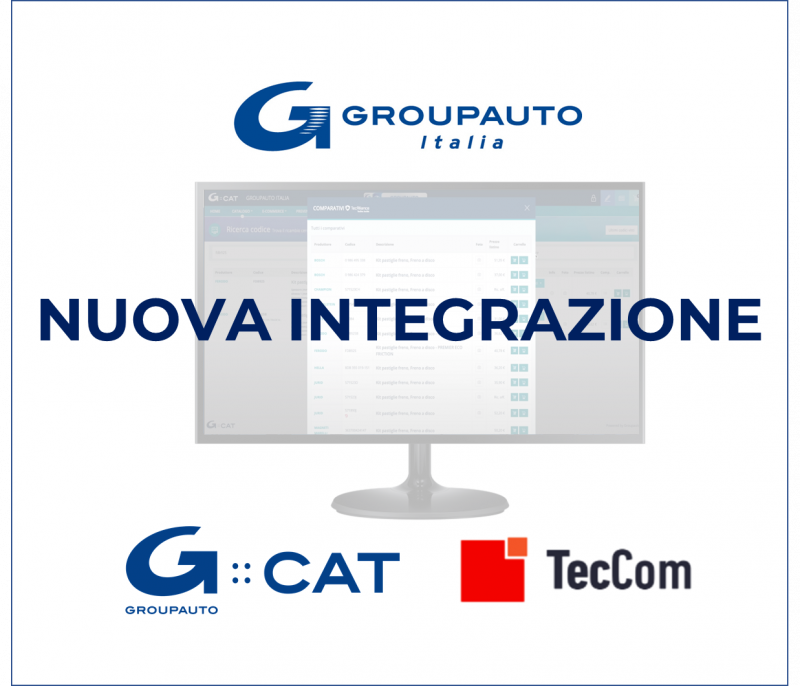 Groupauto Italia integra G-CAT con TecCom di TecAlliance