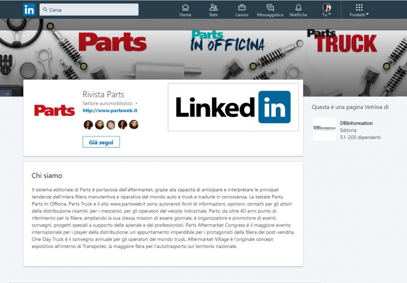 Siamo su LinkedIn!