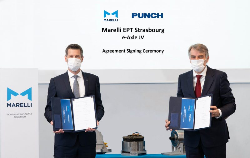 Nuova joint venture tra Marelli e PUNCH per e-axle veicoli elettrici