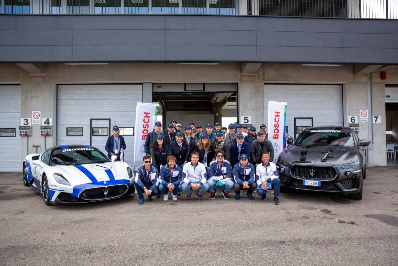 Con eXtra Ricambisti di Bosch in pista con Maserati