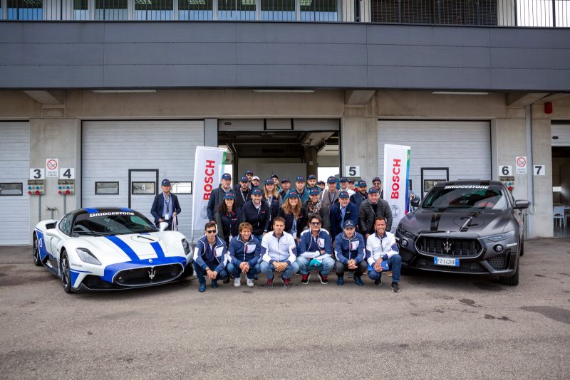 Con eXtra Ricambisti di Bosch in pista con Maserati
