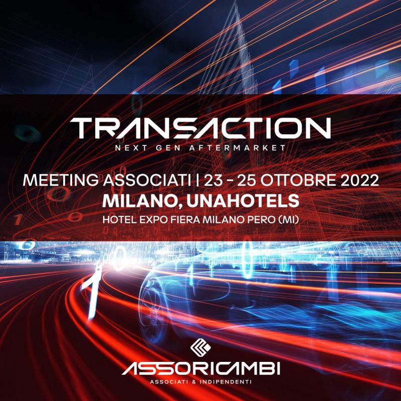 Asso Ricambi: Meeting Associati 2022, dal 23 al 25 ottobre a Milano