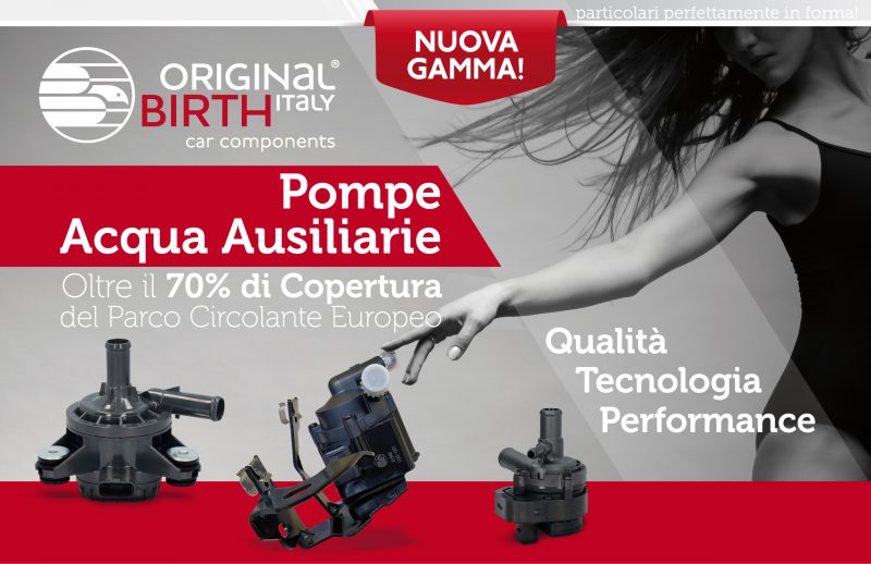 Novità nella gamma Original Birth: le Pompe Acqua Ausiliarie