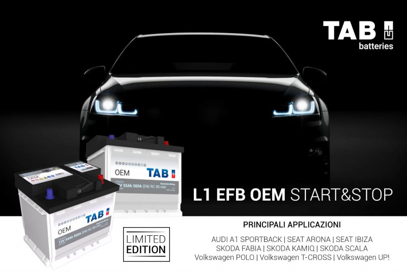 Batterie TAB OEM Start&Stop EFB+ L1