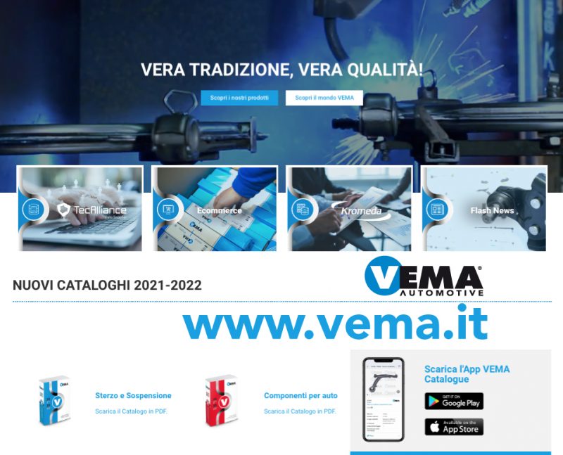 Il nuovo sito web VEMA è online!