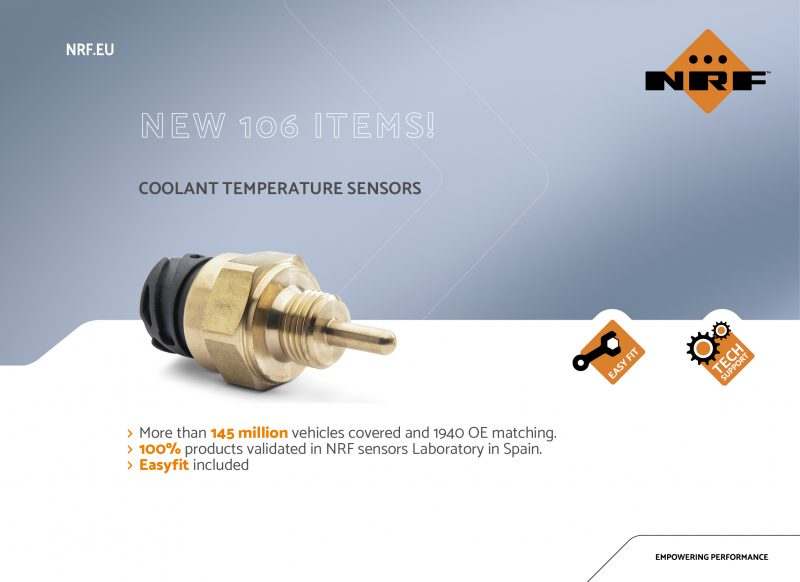 NRF introduce una nuova gamma di sensori temperatura liquido refrigerante – CTS