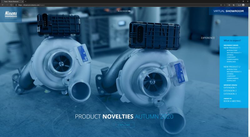 Le novità Nissens nel nuovo showroom virtuale