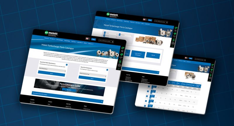 Melett semplifica l’individuazione dei componenti turbo con il nuovo catalogo online