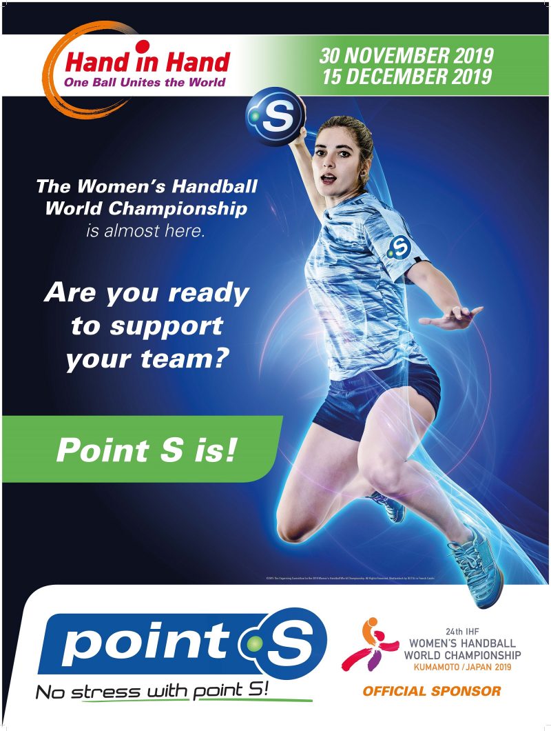 Point S è sponsor dei campionati mondiali di pallamano femminile
