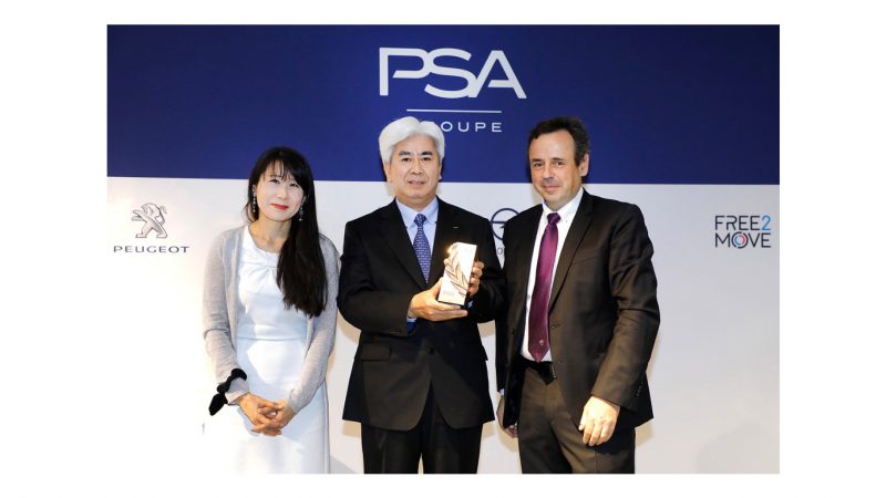 KYB insignita del premio per l’eccellenza nella fornitura da PSA