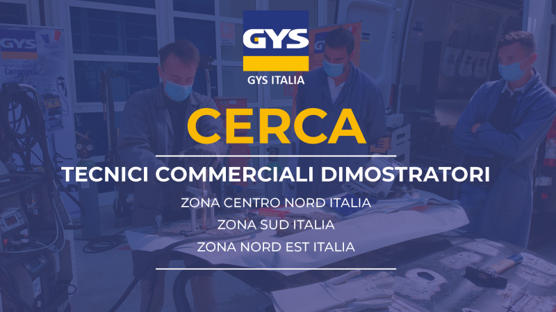 GYS Italia cerca nuove figure professionali