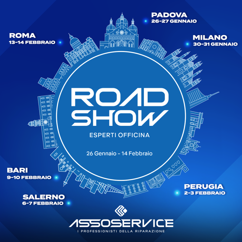 Al via il Road Show Esperti Officina, l’evento itinerante Asso Ricambi