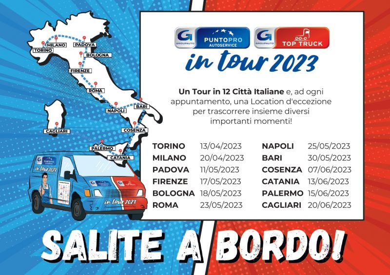 Un grande evento in 12 appuntamenti: il nuovo PuntoPRO & TopTruck in tour 2023