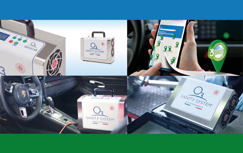 Sanificazione auto: certificata l’efficacia dei dispositivi ad ozono Sanity System contro il covid