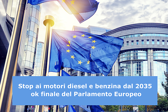 Stop ai motori diesel e benzina dal 2035: ok finale del Parlamento Europeo
