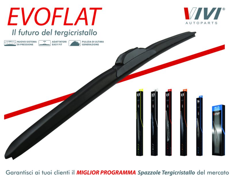VIVI lancia Evoflat, la spazzola tergicristallo di ultima generazione