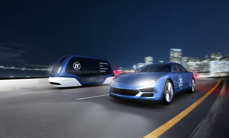 ZF mostra al CES le nuove tecnologie di guida automatizzata ed elettrificazione