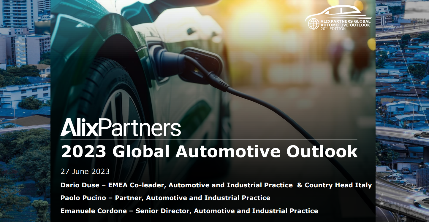 Global Automotive Outlook 2023 dove va il mercato dell'auto? Parts
