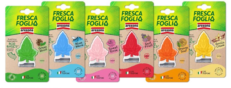 Arexons amplia la gamma Fresca Foglia con l’introduzione di una nuova linea di profumatori da bocchetta attenta all’ambiente