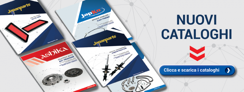 Disponibili i cataloghi aggiornati Japanparts, Ashika e Japko