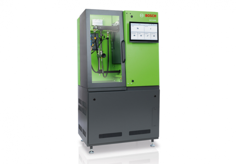 Nuovo banco prova Bosch DCI 200 per singolo iniettore common rail con nuovo sistema di misurazione per le moderne tecnologie di iniettori