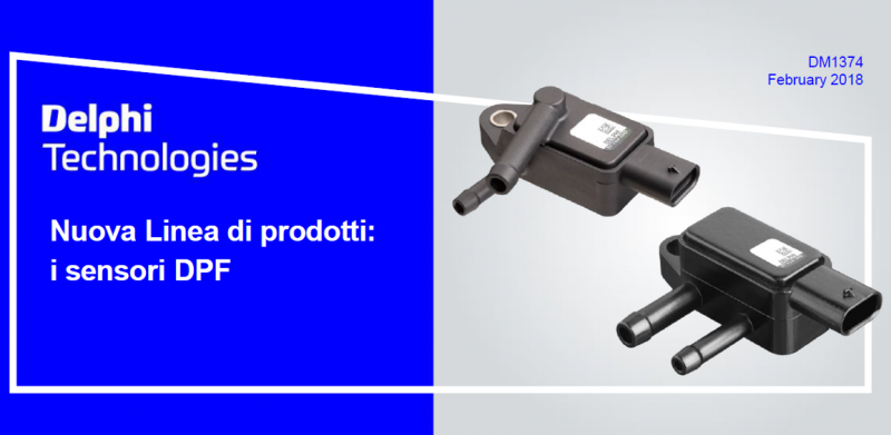 Delphi Technologies lancia i sensori DPF