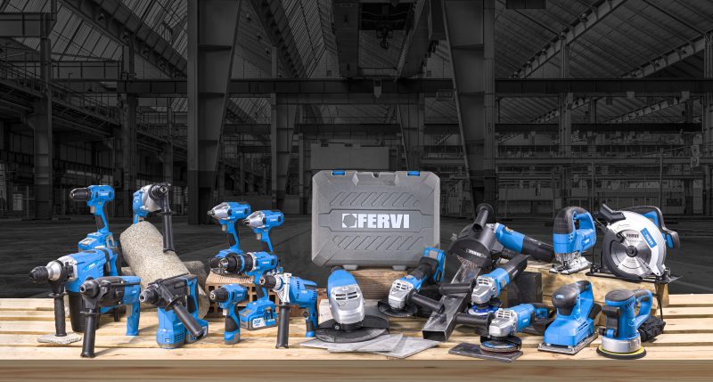 FERVI presenta una nuova gamma di prodotti ed entra con decisione nel mercato degli elettroutensili
