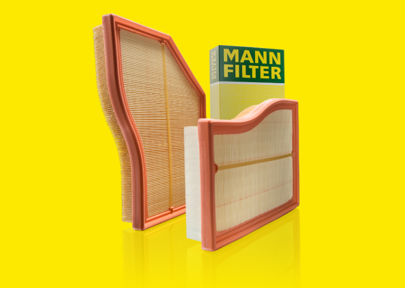 MANN-FILTER: nuovi filtri aria con bordi esterni flessibili