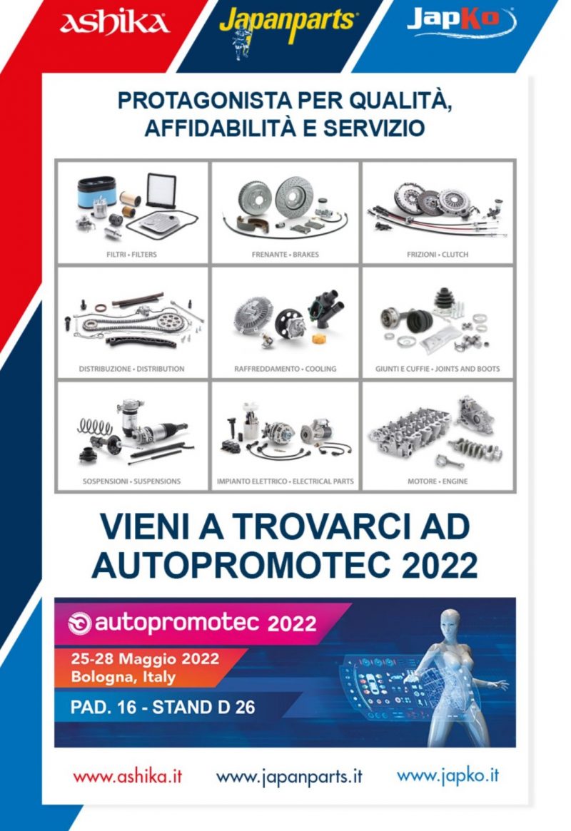 Japanparts ad Autopromotec 2022, Padiglione 16 – Stand D26