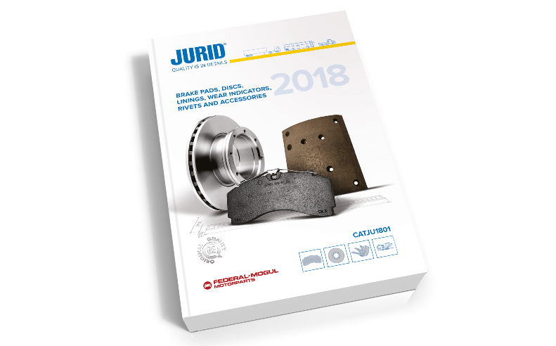 Nuovo catalogo Jurid per frenante veicoli commerciali e industriali