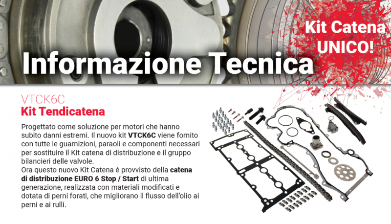 FAI: nuovo Kit Catena di distribuzione 1.3 D Multijet con catena EURO 6 Start / Stop
