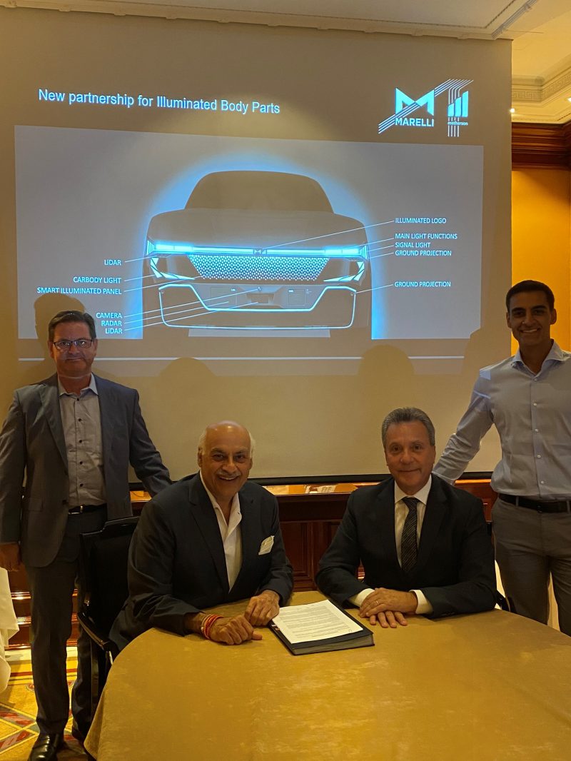 Marelli e SMRP BV in partnership per soluzioni di illuminazione intelligente per superfici esterne auto