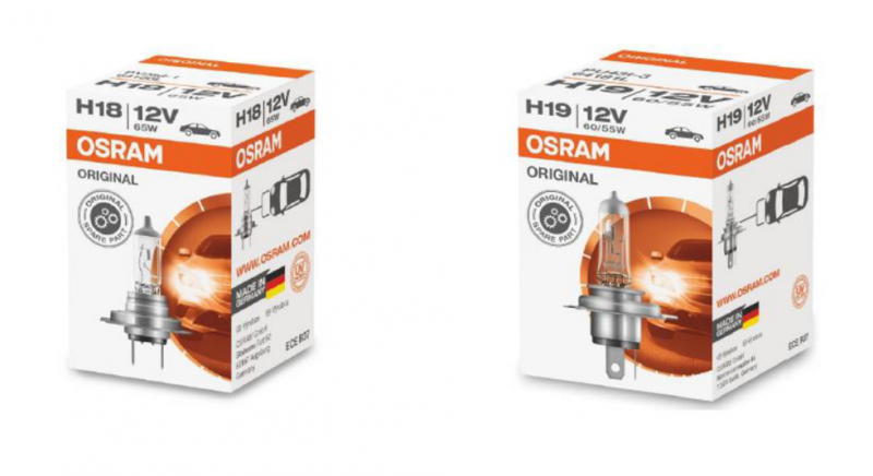 Nuove lampadine OSRAM H18 e H19: maggiori prestazioni con un proiettore più piccolo