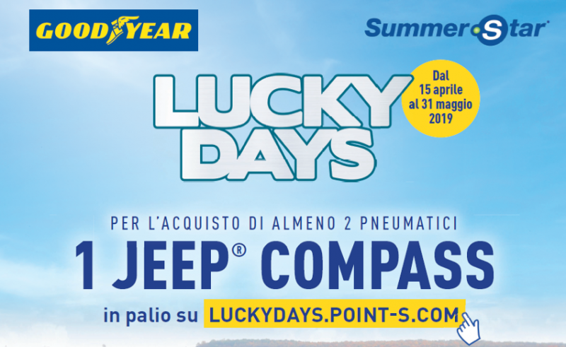 Al via la campagna LUCKY DAYS presso i punti vendita Point S